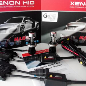 GRC XENON SLIM Η4 H/L ΚΙΤ(H4 H/L Moving) Δύο σκάλες Με κινούμενη λάμπα για μικρή και μεγάλη σκάλα