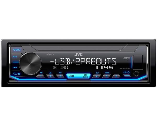 JVC Radio USB Vario Color & 2 Pre-out