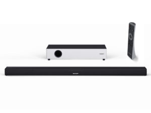 SHARP 2.1 ULTRA SLIM SOUNDBAR WITH FLAT WIRELESS SUBWOOFER HTSBW160