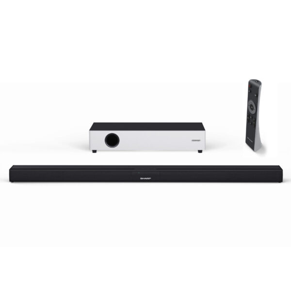 SHARP 2.1 ULTRA SLIM SOUNDBAR WITH FLAT WIRELESS SUBWOOFER HTSBW160