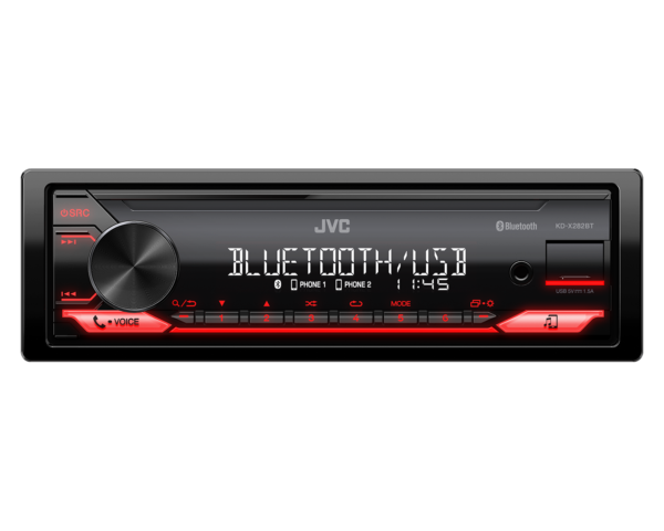 JVC R-USB RED COLOR BT KD-X282BT