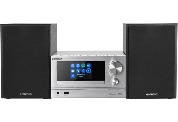 KENWOOD SMART MICRO HI-FI SYSTEM DAB SILVER M-7000S-S