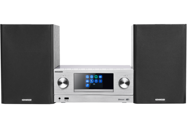 KENWOOD SMART MICRO HI-FI SYSTEM DAB SILVER M-9000S-S