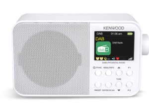 KENWOOD PORTABLE DAB/BT WHITE CR-M30DAB-W