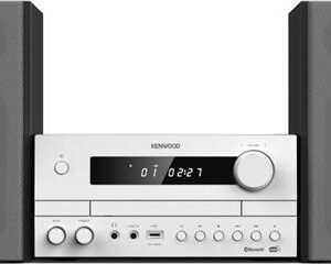 KENWOOD MICRO HIFI with DAB/CD/USB/BT AUDIO-STREAMING SILVER M-822DAB