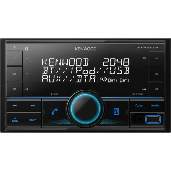 KENWOOD 2DIN RADIO-USB/BT DPXM3300BT