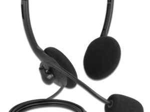 DELOCK headphones με μικρόφωνο 27178