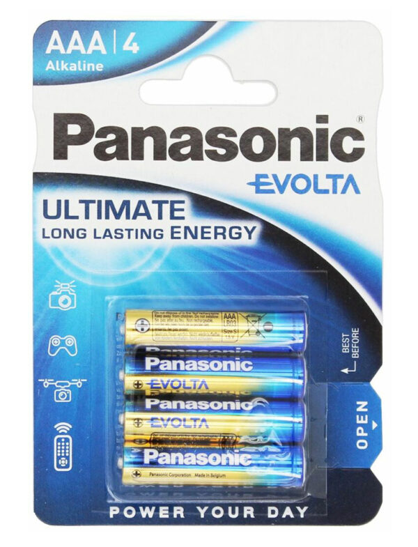 PANASONIC αλκαλικές μπαταρίες Evolta