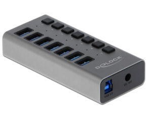 DELOCK USB hub 63669 με διακόπτες