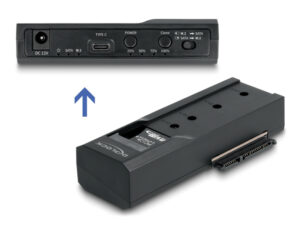 DELOCK docking station 64252 για M.2 NVMe/SATA SSD & HDD