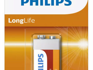 PHILIPS LongLife Zinc chloride μπαταρία 6F22L1B/10