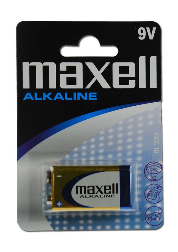 MAXELL αλκαλική μπαταρία 6LR61M/9V