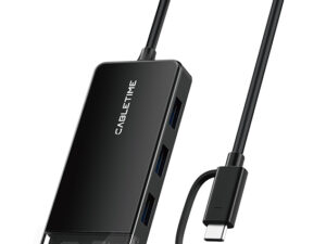 CABLETIME USB hub CT-HUBT5-PB