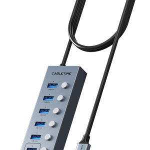 CABLETIME USB hub CT-HUBU7-AG