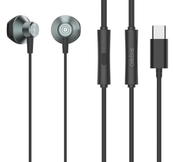 CELEBRAT earphones με μικρόφωνο D14