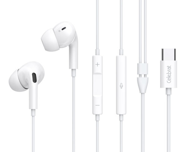 CELEBRAT earphones με μικρόφωνο E300