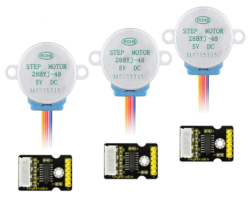 KEYESTUDIO stepper motor drive board και stepper motor KS0327