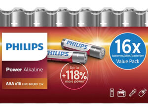 PHILIPS Power αλκαλικές μπαταρίες LR03P16F/10