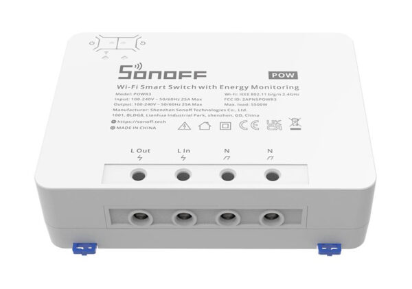 SONOFF smart διακόπτης παρακολούθησης ισχύος POWR3