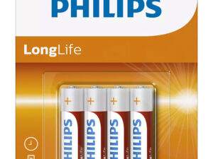 PHILIPS LongLife Zinc chloride μπαταρίες R03L4B/10 AAA R03 Micro