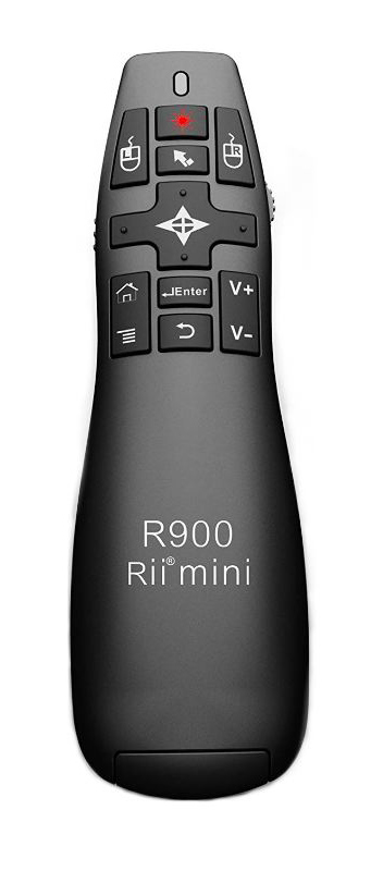 RIITEK τηλεχειριστήριο παρουσιάσεων Mini R900 με laser & air mouse