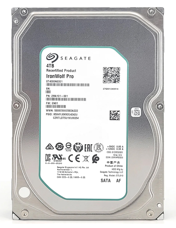 SEAGATE σκληρός δίσκος 3.5" Iron Wolf Pro