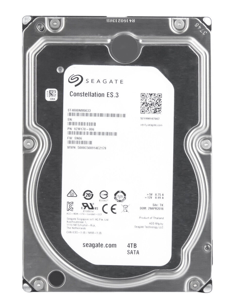 SEAGATE σκληρός δίσκος 3.5" Constellation ES.3