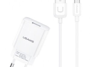 USAMS φορτιστής τοίχου T21OCMC01 με καλώδιο Micro USB