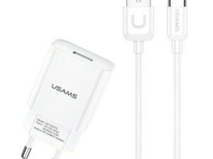 USAMS φορτιστής τοίχου T21OCTC01 με καλώδιο USB-C