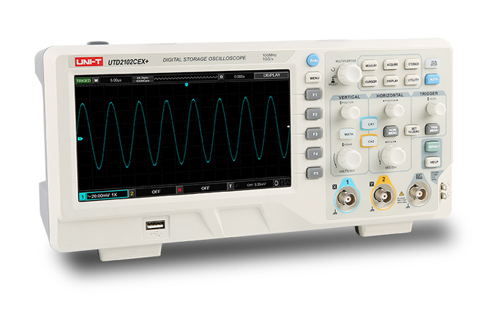 UNI-T ψηφιακός παλμογράφος πάγκου UTD2102CEX+