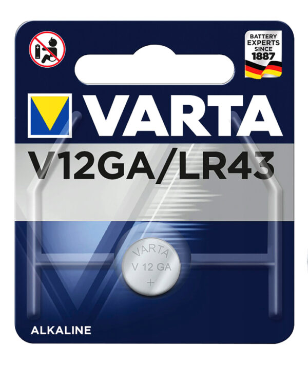 VARTA αλκαλική μπαταρία LR43