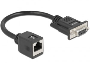 DELOCK αντάπτορας από serial DB9 RS-232 σε RJ45