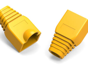 POWERTECH κάλυμμα για βύσμα δικτύου RJ45 CAB-N284 κίτρινο