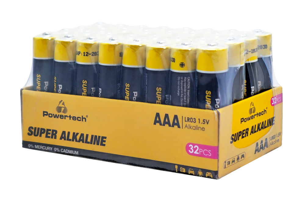 POWERTECH αλκαλικές μπαταρίες Super Alkaline PT-1402