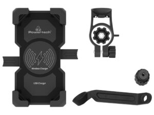 POWERTECH ασύρματος φορτιστής & βάση smartphone μοτοσυκλέτας PTL-024