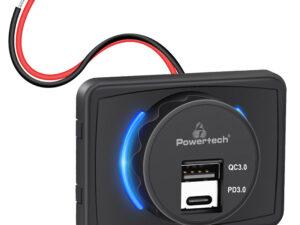 POWERTECH πρίζα USB για σκάφη & οχήματα PTL-027
