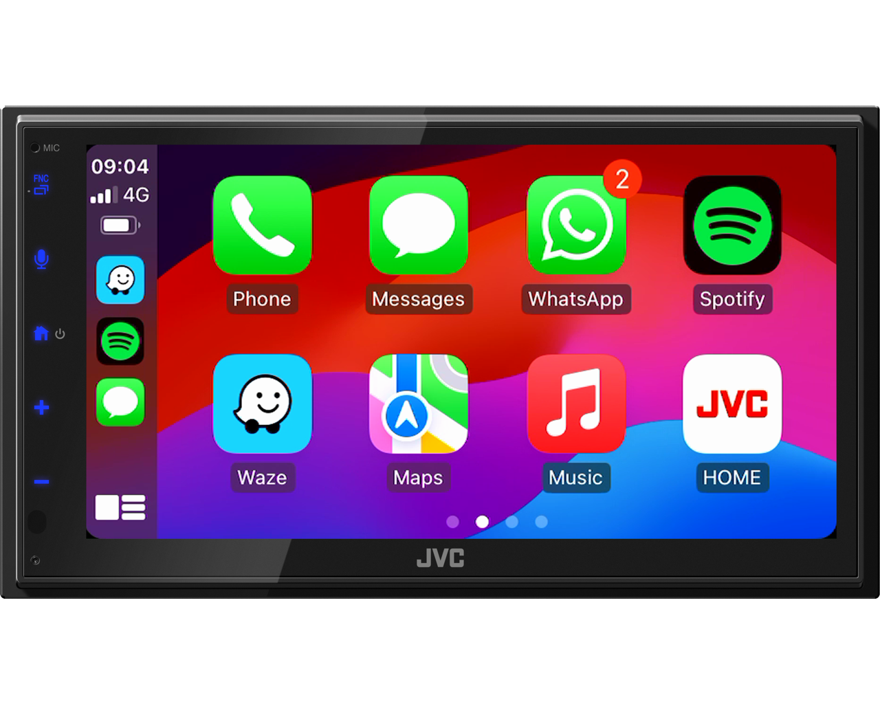 JVC KW-M593BT ANDROID AUTO APPLE CAR PLAY 1 DIN