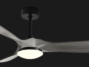 GRC TECH Ανεμιστήρας Οροφής 52" με LED Φωτισμό & Τηλεχειριστήριο GREY-BLACK