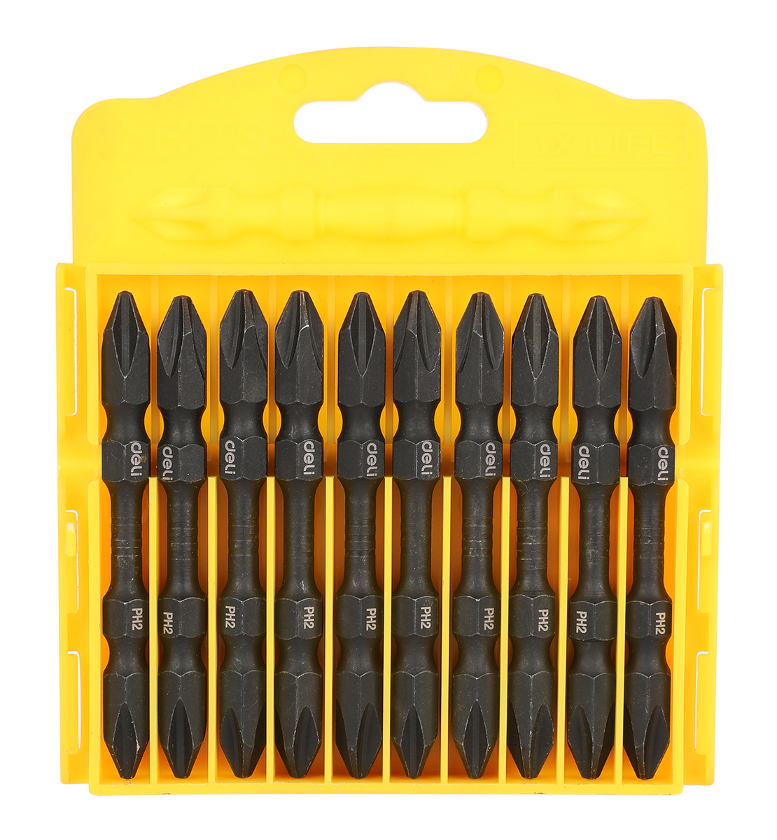 DELI σετ μύτες κατσαβιδιού DL252202 για δραπανοκατσάβιδο διπλή κεφαλή