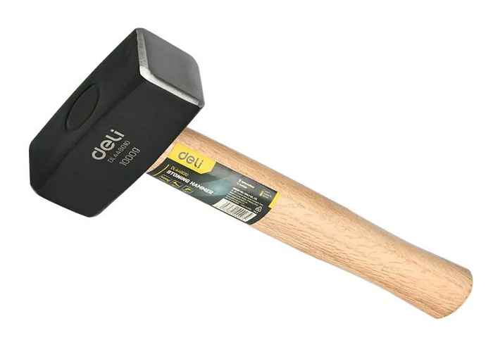 DELI βαριοπούλα DL448010 με ξύλινη λαβή