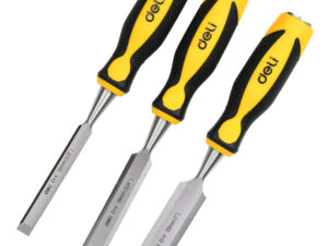 DELI σετ σκαρπέλα ξύλου DL6203-ED1 με αντιολισθητική λαβή