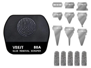 BEST εργαλείο αφαίρεσης κόλλας VBST-80B με 9x λεπίδες & 5x finger sleeves