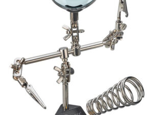 GOOBAY βάση στήριξης πλακέτας 76560 με μεγεθυντικό φακό & θέση για κολλητήρι