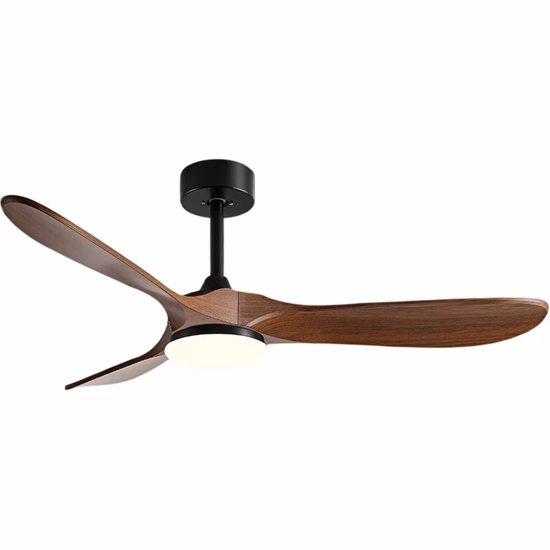 GRC TECH Ανεμιστήρας Οροφής 42" με LED Φωτισμό & Τηλεχειριστήριο BROWN-BLACK