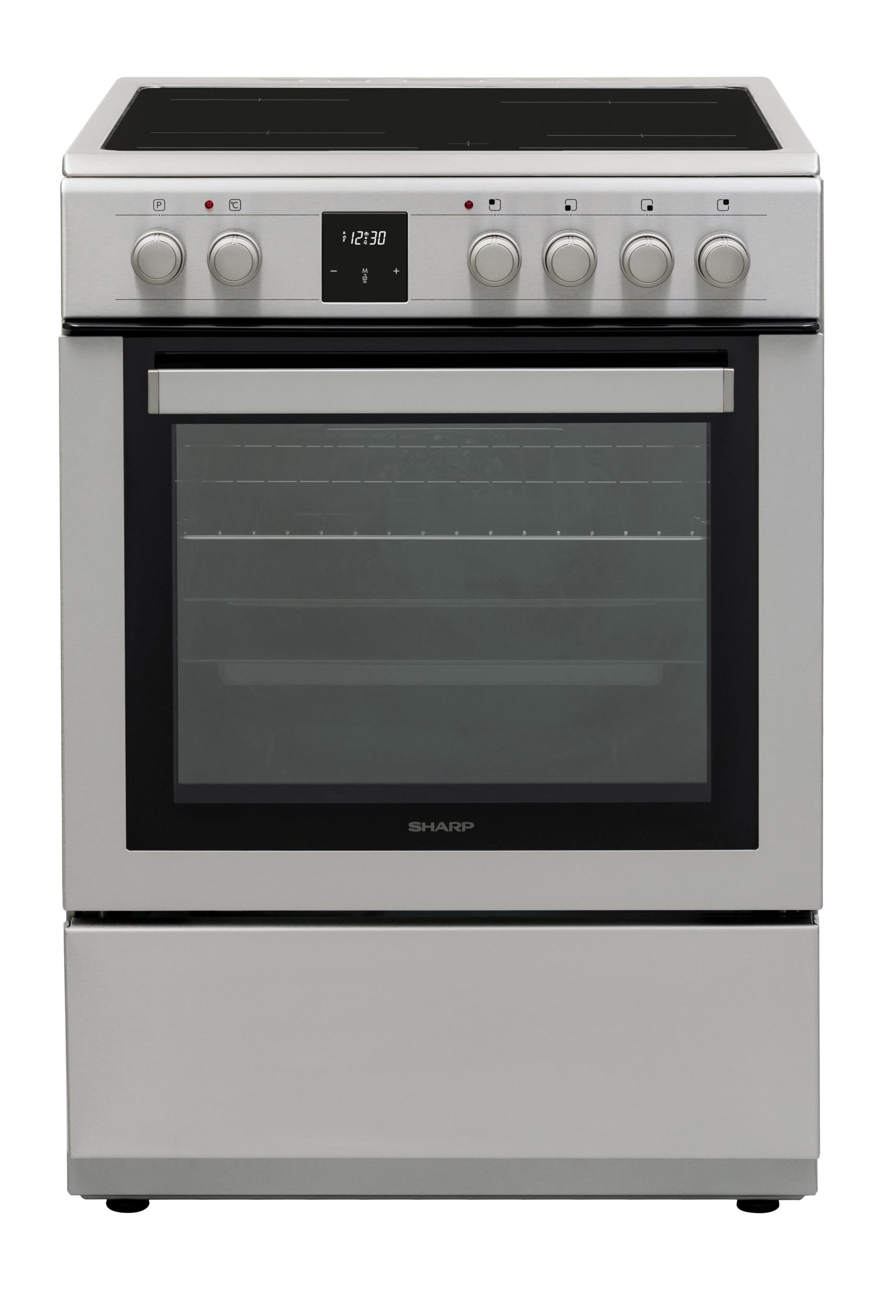 SHARP ΗΛΕΚΤΡΙΚΗ ΚΟΥΖΙΝΑ INOX 65lt 60cm Freestanding