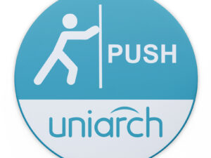 UNIARCH αυτοκόλλητο Push HW200222
