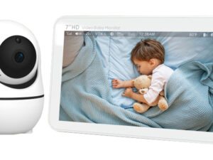 POWERTECH ενδοεπικοινωνία μωρού PT-1345 με κάμερα & οθόνη 7"