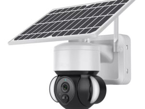 SECTEC smart ηλιακή κάμερα ST-S518M-3M με προβολείς