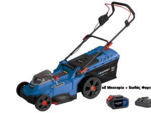 BLAUPUNKT ΧΛΟΟΚΟΠΤΙΚΗ ΜΗΧΑΝΗ 36V CL7010 + 2 ΜΠΑΤΑΡΙΕΣ 18V 4Ah + ΔΙΠΛΟ ΓΡΗΓΟΡΟΣ ΦΟΡΤΙΣΤΗΣ 3.5A