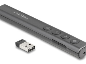 DELOCK τηλεχειριστήριο παρουσιάσεων 64250 με laser & πλήκτρα